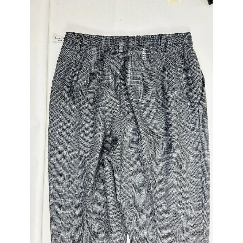Pendleton Wool Houndstooth Plaid Trouser Dress Pa… - image 8